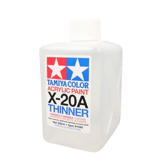 Tamiya Acrylic Paint X-20A Thinner 250ml Bottle TAM81040
