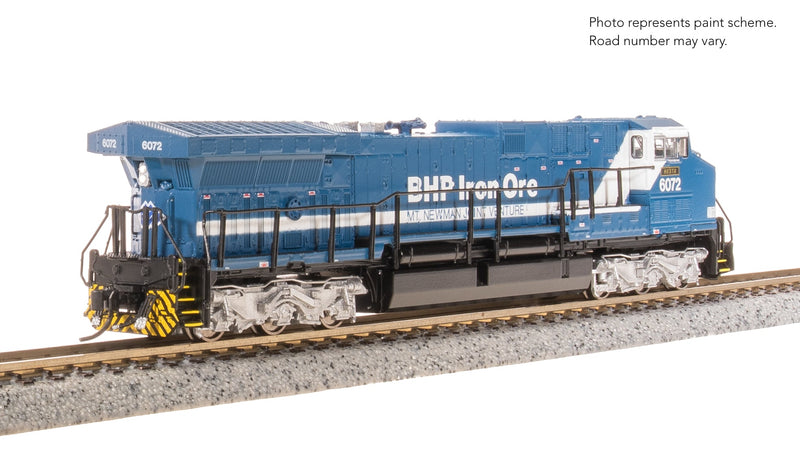 Load image into Gallery viewer, Broadway Limited N GE AC6000, BHP Iron Ore #6072, Blue &amp; White, &quot;Hesta&quot; Stealth DC
