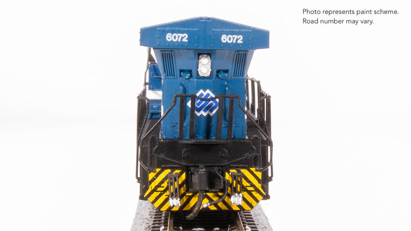 Load image into Gallery viewer, Broadway Limited N GE AC6000, BHP Iron Ore #6072, Blue &amp; White, &quot;Hesta&quot; Stealth DC
