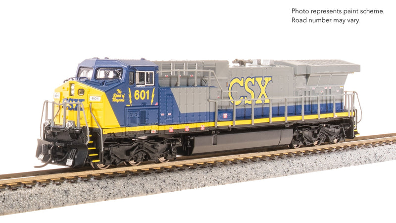 Load image into Gallery viewer, Broadway Limited N GE AC6000, CSX #601, YN2 Paint Stealth DC
