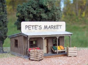 Osborn Models N Scale Pete'S Produce Stand 3062