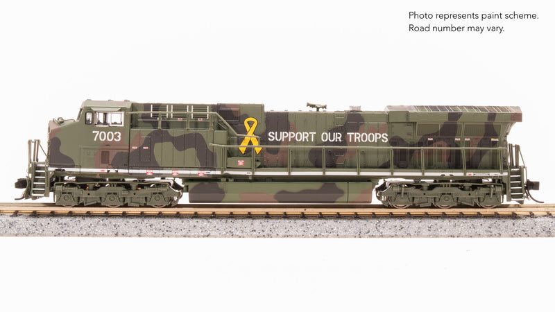 Load image into Gallery viewer, Broadway Limited N GE AC6000, &quot;Support Our Troops&quot; Fantasy Paint Stealth DC
