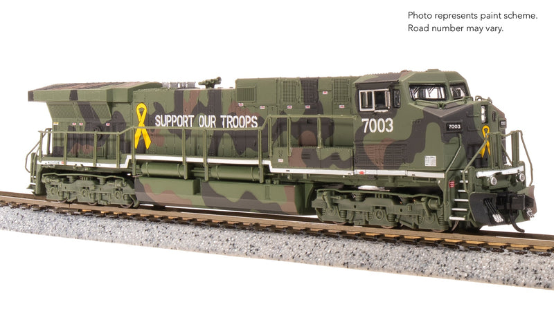 Load image into Gallery viewer, Broadway Limited N GE AC6000, &quot;Support Our Troops&quot; Fantasy Paint Stealth DC
