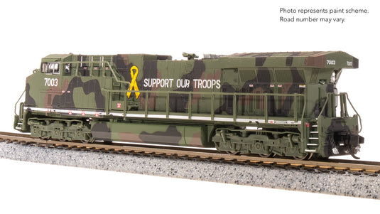 Broadway Limited N GE AC6000, "Support Our Troops" Fantasy Paint Stealth DC