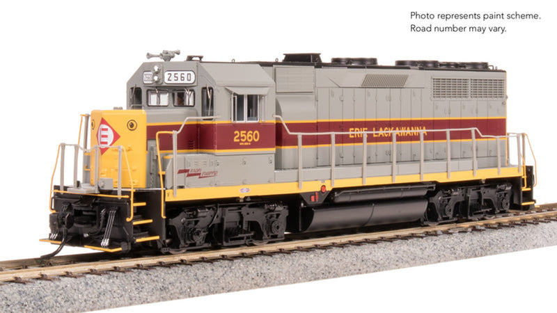 Load image into Gallery viewer, Broadway Limited HO Scale Erie Lackawanna EMD GP35 Diesel 2560 (Analog DC) - 8941
