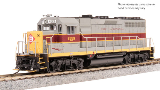Broadway Limited HO Scale Erie Lackawanna EMD GP35 Diesel 2559 (Analog DC) - 8942