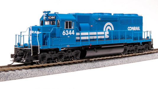 Broadway Limited HO Scale Conrail EMD SD40 Blue No-Sound Diesel 