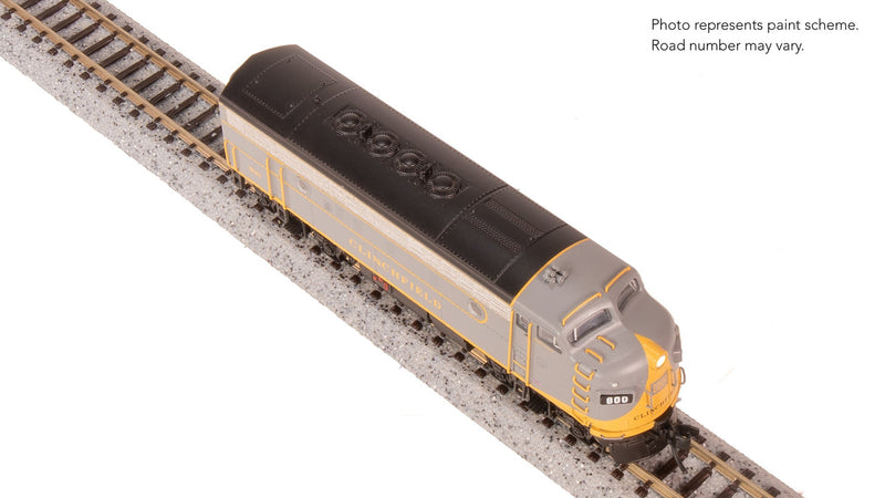 Load image into Gallery viewer, Broadway Limited N Scale F3 A-Unit Clinchfield #800 DCC Sound New - 9204
