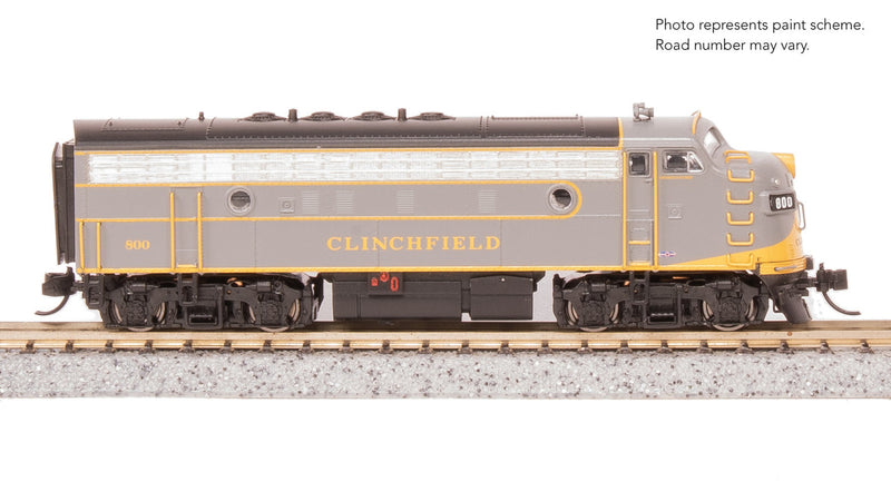 Load image into Gallery viewer, Broadway Limited N Scale F3 A-Unit Clinchfield #800 DCC Sound New - 9204
