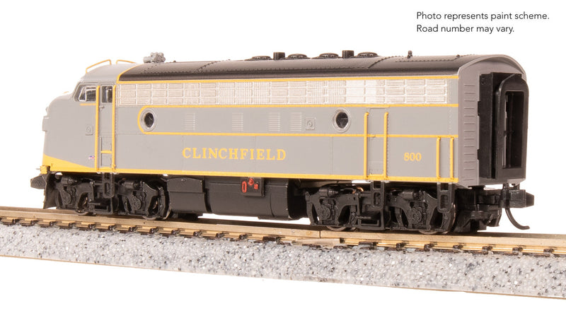 Load image into Gallery viewer, Broadway Limited N Scale F3 A-Unit Clinchfield #800 DCC Sound New - 9204
