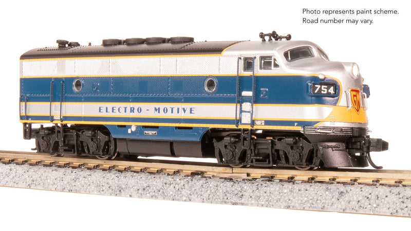 Load image into Gallery viewer, Broadway Limited N Scale F3 A-Unit EMD Demo #754A2 DCC Sound Diesel New - 9206
