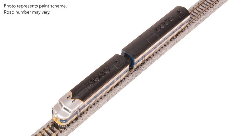 Load image into Gallery viewer, Broadway Limited N Scale F3 AB-Units EMD Demo #754A1B1 DCC Sound New - 9205
