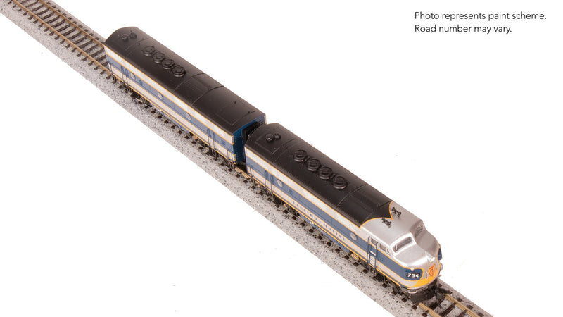 Load image into Gallery viewer, Broadway Limited N Scale F3 AB-Units EMD Demo #754A1B1 DCC Sound New - 9205
