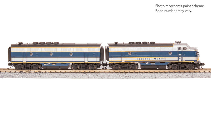 Load image into Gallery viewer, Broadway Limited N Scale F3 AB-Units EMD Demo #754A1B1 DCC Sound New - 9205
