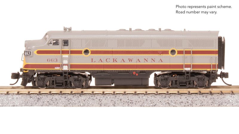 Load image into Gallery viewer, Broadway Limited N Scale F3 A-Unit DLW #663 DCC Sound Paragon4 Diesel New - 9207
