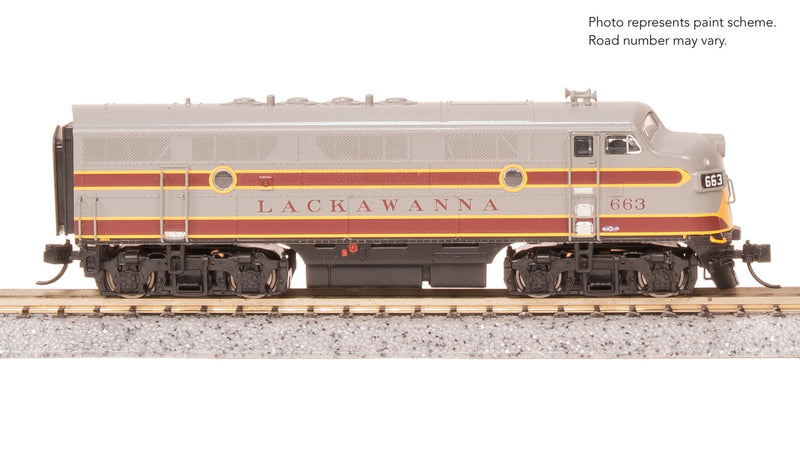 Load image into Gallery viewer, Broadway Limited N Scale F3 A-Unit DLW #663 DCC Sound Paragon4 Diesel New - 9207
