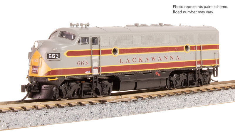 Load image into Gallery viewer, Broadway Limited N Scale F3 A-Unit DLW #664 DCC Sound Paragon4 Diesel New - 9208
