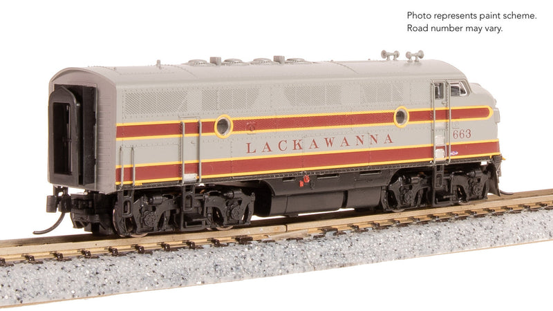 Load image into Gallery viewer, Broadway Limited N Scale F3 A-Unit DLW #664 DCC Sound Paragon4 Diesel New - 9208
