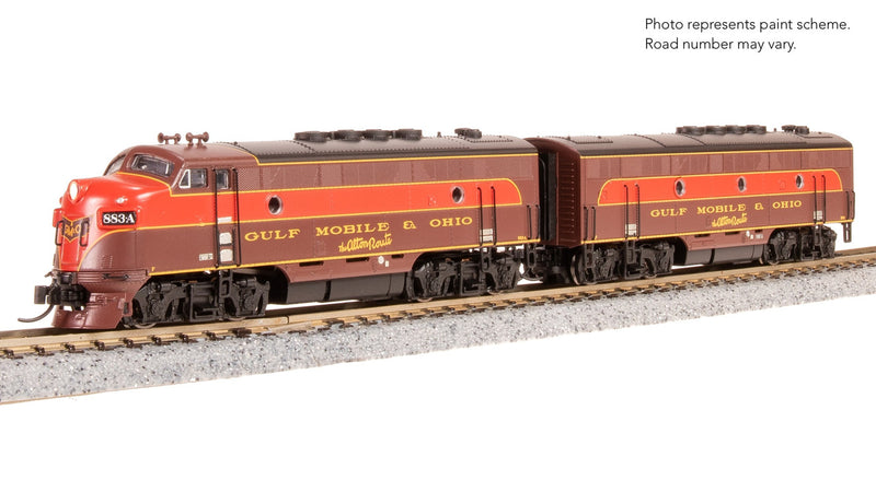 Load image into Gallery viewer, Broadway Limited N Scale F3 AB-Units GMO #883AB DCC Sound Diesel New - 9209
