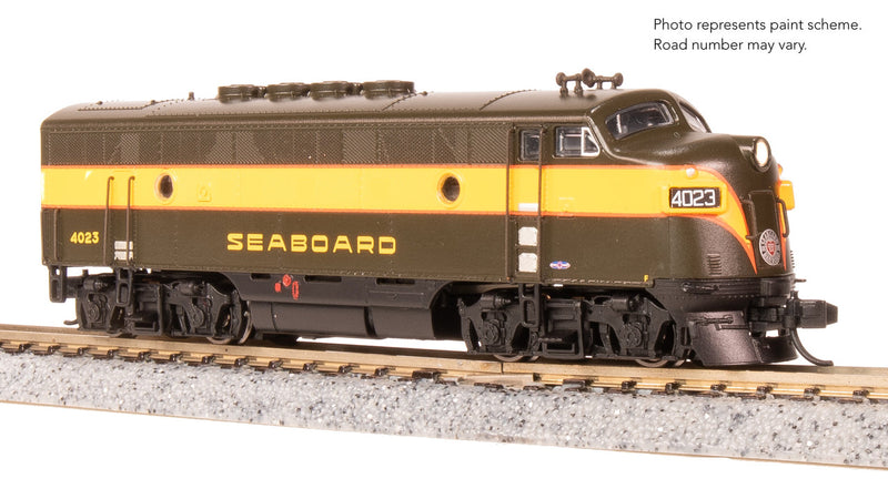 Load image into Gallery viewer, Broadway Limited N Scale F3 A-Unit SAL #4028 DC Stealth Analog Diesel New - 9231
