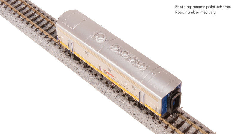 Load image into Gallery viewer, Broadway Limited N Scale F7 B-Unit ATSF #351A DC Stealth Diesel New - 9278
