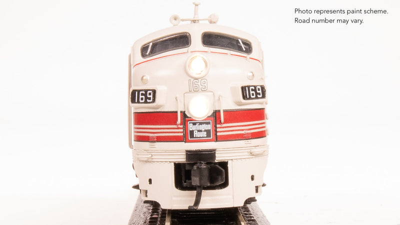 Load image into Gallery viewer, Broadway Limited N Scale F7 A-Unit CBQ #169C DCC Sound Paragon4 Diesel New - 9247
