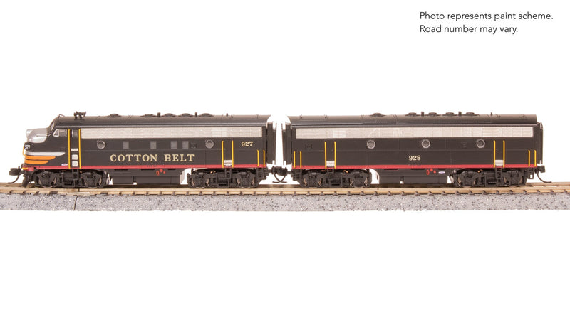 Load image into Gallery viewer, Broadway Limited N Scale F7 AB-Units Cotton Belt #927/928 DCC Sound New - 9250
