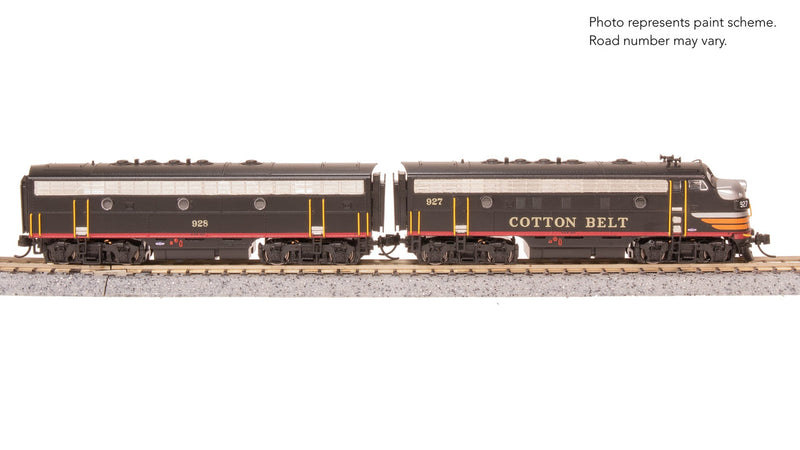 Load image into Gallery viewer, Broadway Limited N Scale F7 AB-Units Cotton Belt #927/928 DCC Sound New - 9250

