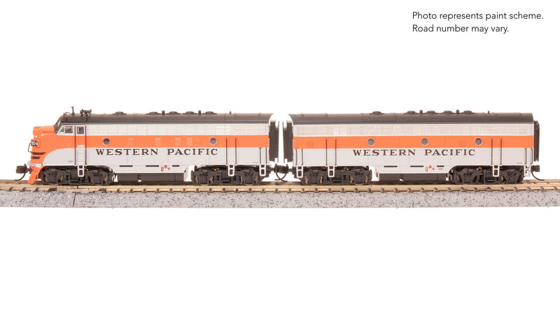 Load image into Gallery viewer, Broadway Limited N Scale F7 AB-Units WP #913A/914C DCC Sound Diesel New - 9252

