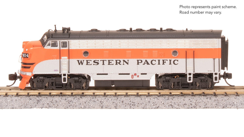 Load image into Gallery viewer, Broadway Limited N Scale F7 A-Unit WP #917D DCC Sound Paragon4 Diesel New - 9253

