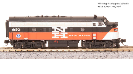 Broadway Limited N Scale EMD F7 A-Unit NH 6691 DC Stealth Diesel New - 9282