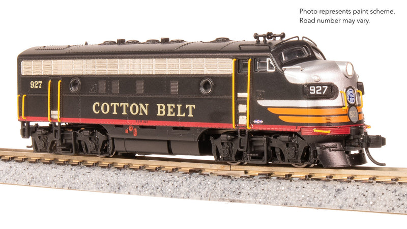 Load image into Gallery viewer, Broadway Limited N Scale F7 A-Unit Cotton Belt #931 DC Stealth New - 9283
