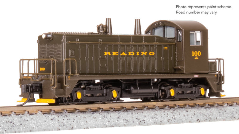 Load image into Gallery viewer, Broadway Limited 9330 N Scale Reading EMD NW2 Switcher #100 (Analog DC) - 
