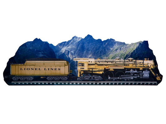 Lionel 3d Gold 1900 With Mountain Scene - 942035