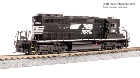 Broadway Limited 9467 EMD SD40-2, NS 1628, Black/White w/ High Hood, Paragon4 Sound/DC/DCC, N