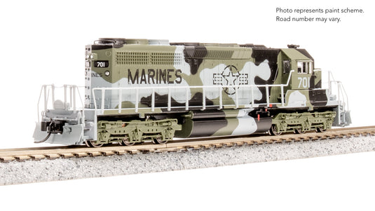 Broadway Limited 9475 EMD SD40-2, USMC Fantasy Scheme, Paragon4 Sound/DC/DCC, N