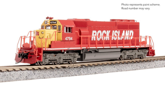 Broadway Limited 9489 EMD SD40-2, Rock Island 4794, Red & Yellow, No-Sound / DCC-Ready, N