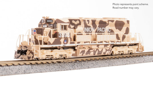 Broadway Limited 9491 EMD SD40-2, UP 3593, Desert Victory Scheme, No-Sound / DCC-Ready, N