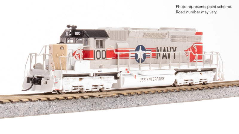 Load image into Gallery viewer, Broadway Limited 9494 EMD SD40-2, US Navy Fantasy Scheme, No-Sound / DCC-Ready, N
