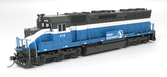 Broadway Limited HO 9805 SD45 Great Northern 424 Big Sky Blue No-Sound / DCC-Ready HO