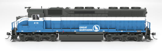 Broadway Limited HO 9803 SD45 Great Northern 424 Big Sky Blue Paragon4 Sound/DC/DCC HO