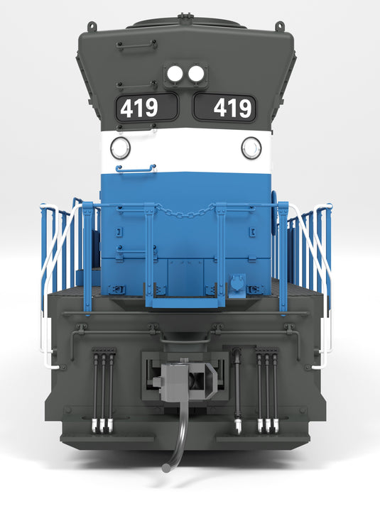 Broadway Limited HO 9804 SD45 Great Northern 419 Big Sky Blue No-Sound / DCC-Ready HO