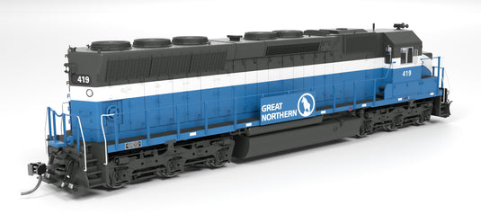 Broadway Limited HO 9802 SD45 Great Northern 419 Big Sky Blue Paragon4 Sound/DC/DCC HO