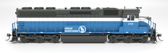 Broadway Limited HO 9805 SD45 Great Northern 424 Big Sky Blue No-Sound / DCC-Ready HO