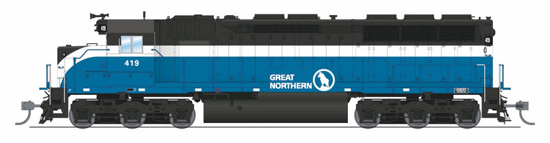 Load image into Gallery viewer, Broadway Limited HO 9803 SD45 Great Northern 424 Big Sky Blue Paragon4 Sound/DC/DCC HO
