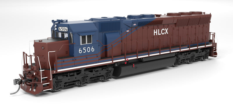 Load image into Gallery viewer, Broadway Limited HO 9809 SD45 HLCX 6513 Red &amp; Blue No-Sound / DCC-Ready HO
