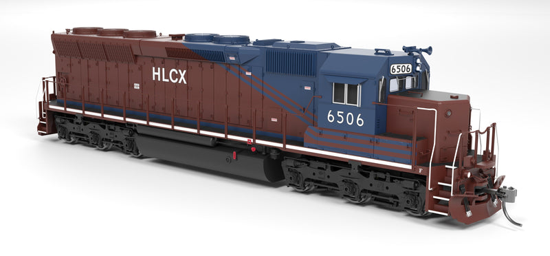 Load image into Gallery viewer, Broadway Limited HO 9809 SD45 HLCX 6513 Red &amp; Blue No-Sound / DCC-Ready HO

