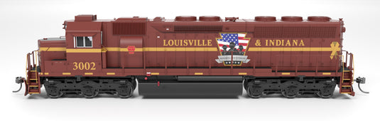 Broadway Limited HO 9811 SD45 Louisville & Indiana 3002 "Honoring Our Veterans" No-Sound / DCC-Ready HO