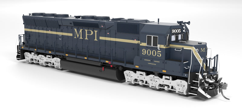 Load image into Gallery viewer, Broadway Limited HO SD45 MPI 9005 Blue w/ Gold No-Sound / DCC-Ready HO
