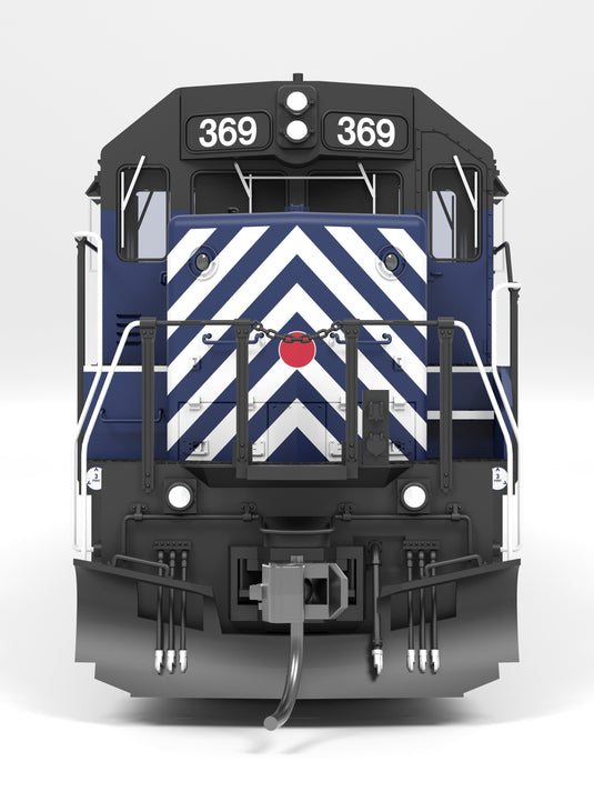 Broadway Limited HO SD45 Montana Rail Link 369 Blue w/ "W" logo (2000-2015) No-Sound / DCC-Ready HO